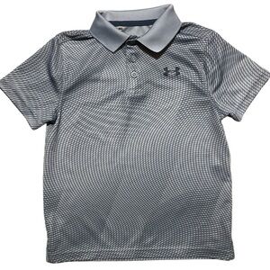 Under armour boys collar heat gear short sleeve shirt polo